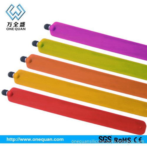 promotional silicone touch screen pen for smart phone customized logo printed